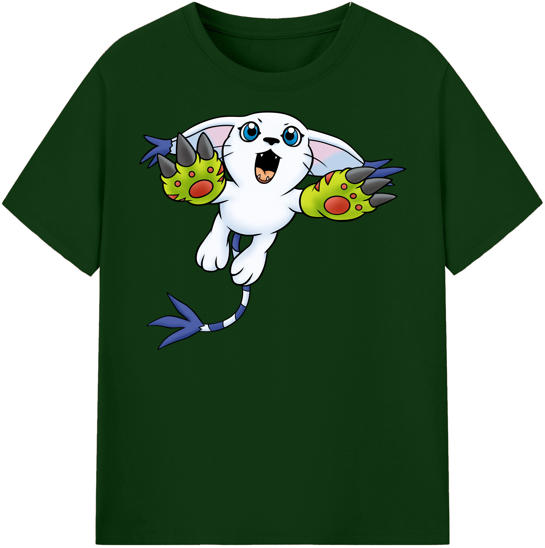 （画像用） Digimon デジタルモンスター/デジモン 綿100％半袖Tシャツ（フロントプリント）